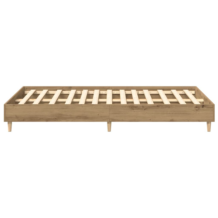 Cadru pat fără saltea Stejar Artisan 120x190 cm Lemn prelucrat - WALTI WALTI