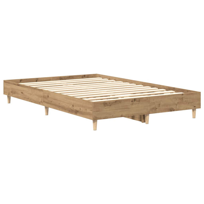 Cadru pat fără saltea Stejar Artisan 120x190 cm Lemn prelucrat - WALTI WALTI