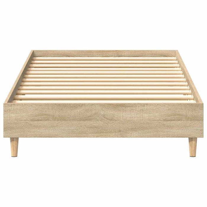 Cadru de pat fără saltea Stejar Sonoma 90x190 cm Lemn prelucrat - WALTI WALTI