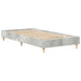 Cadru de pat fără saltea Gri beton 90x190 cm Lemn prelucrat - WALTI WALTI