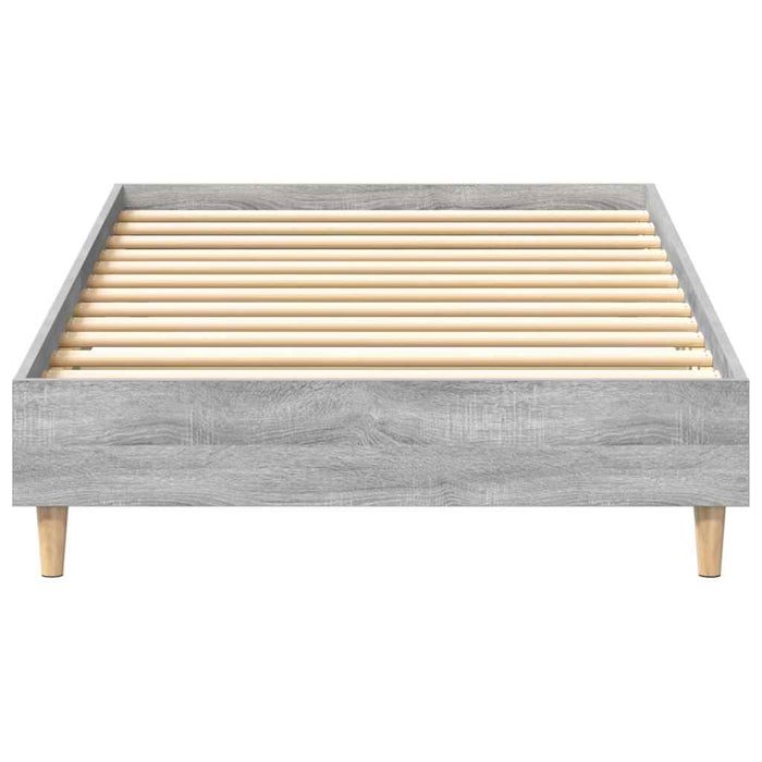 Cadru de pat fără saltea Gri Sonoma 90x190 cm Lemn prelucrat WALTI