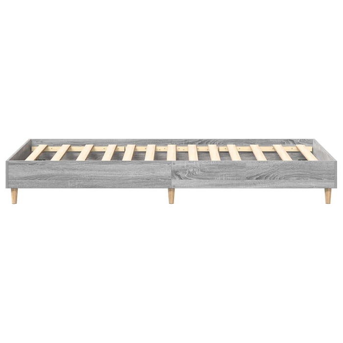 Cadru de pat fără saltea Gri Sonoma 90x190 cm Lemn prelucrat WALTI