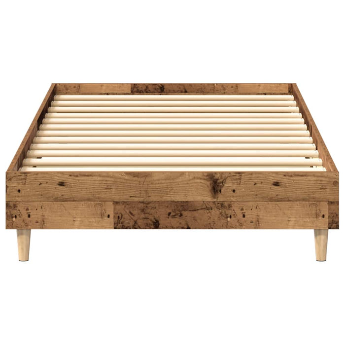 Cadru pat fără saltea Lemn vechi 90x190 cm Lemn prelucrat - WALTI WALTI