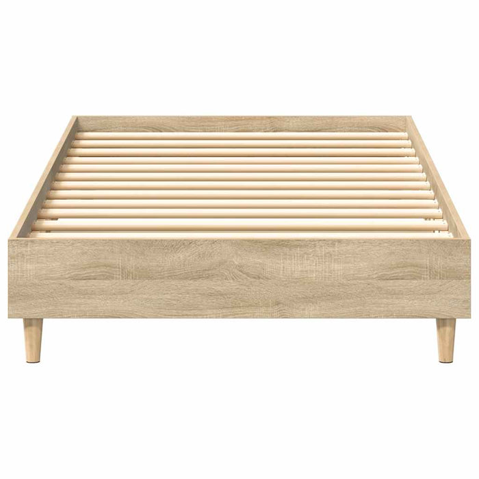 Cadru de pat fără saltea Stejar Sonoma 75x190 cm Lemn prelucrat - WALTI WALTI