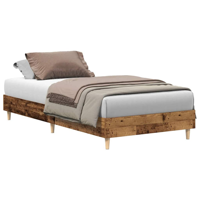 Cadru de pat fără saltea Lemn vechi 75x190 cm Lemn prelucrat - WALTI WALTI