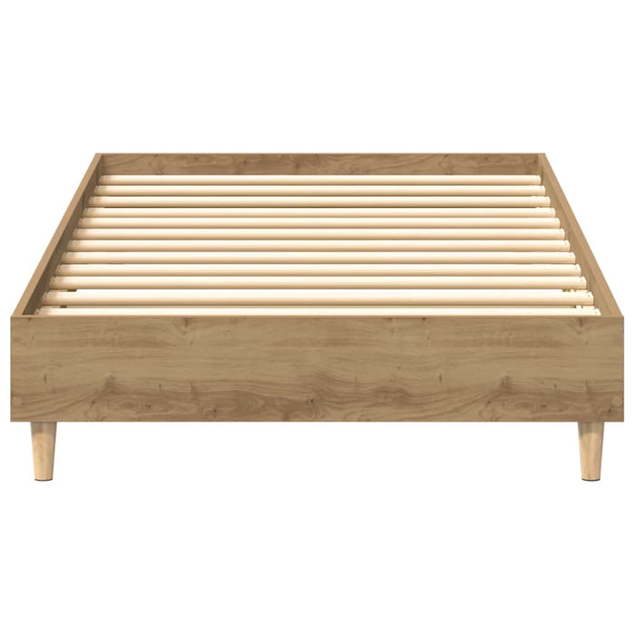 Cadru pat fără saltea Stejar Artisan 75x190 cm Lemn prelucrat - WALTI WALTI