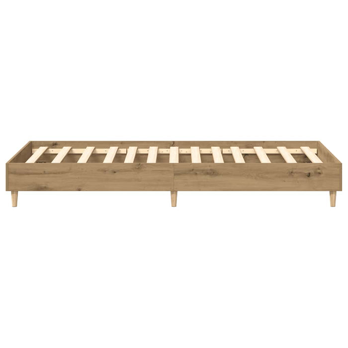 Cadru pat fără saltea Stejar Artisan 75x190 cm Lemn prelucrat - WALTI WALTI