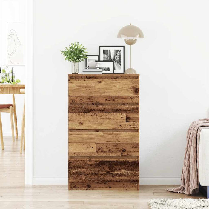 Bufetă din lemn vechi 60x35x98,5 cm din lemn prelucrat - WALTI WALTI