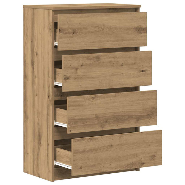 Bufetă Stejar Artisan 60x35x98,5 cm Lemn prelucrat - WALTI WALTI