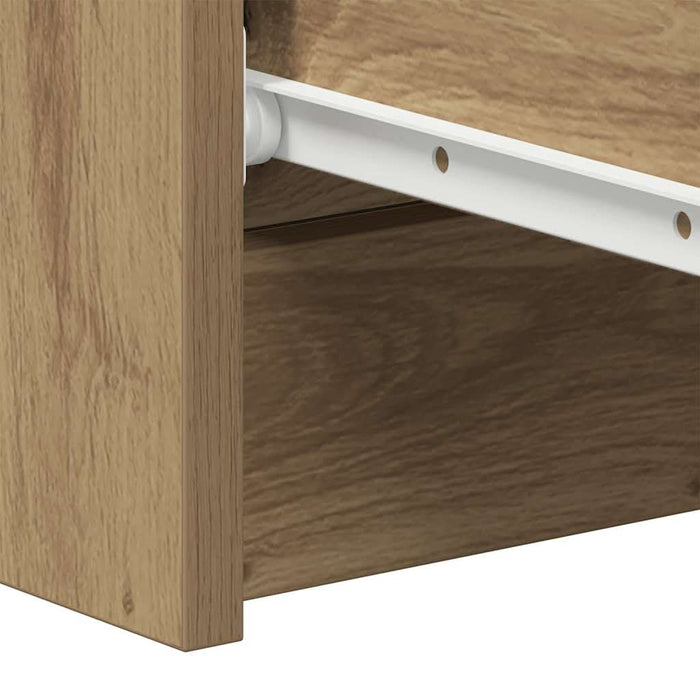 Bufetă Stejar Artisan 60x35x98,5 cm Lemn prelucrat - WALTI WALTI