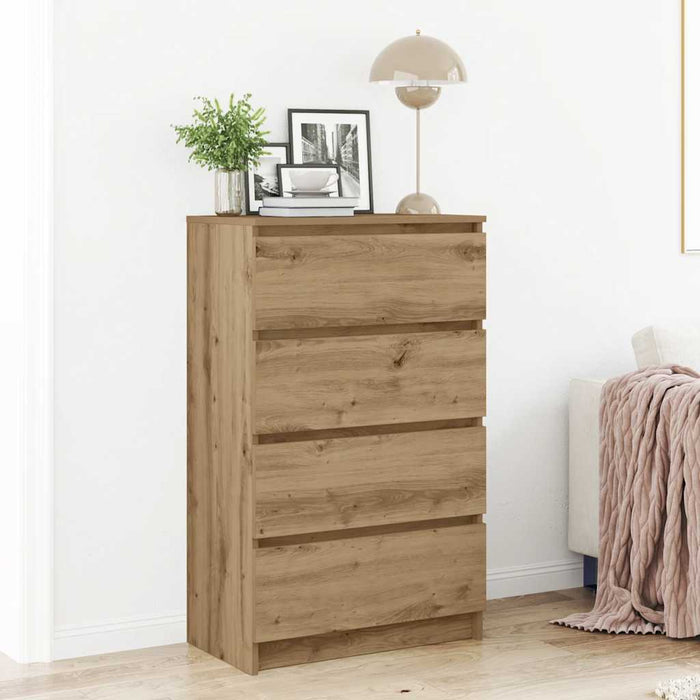 Bufetă Stejar Artisan 60x35x98,5 cm Lemn prelucrat - WALTI WALTI