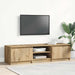 Dulap TV, stejar artizanal, 140x40x36 cm, lemn prelucrat - WALTI WALTI