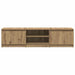 Dulap TV, stejar artizanal, 140x40x36 cm, lemn prelucrat - WALTI WALTI