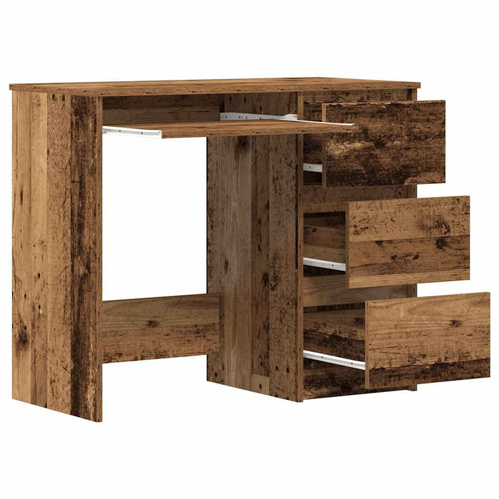 Birou din lemn vechi 90x45x76 cm din lemn de prelucrare - WALTI WALTI