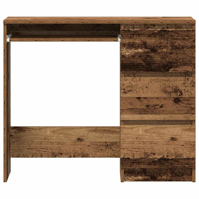 Birou din lemn vechi 90x45x76 cm din lemn de prelucrare - WALTI WALTI