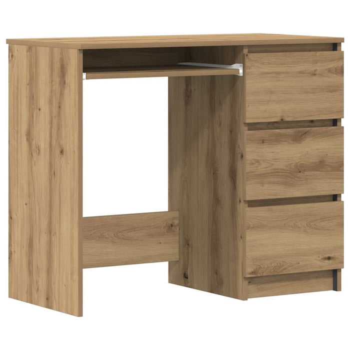 Birou Artisan Stejar 90x45x76 cm lemn prelucrat - WALTI WALTI