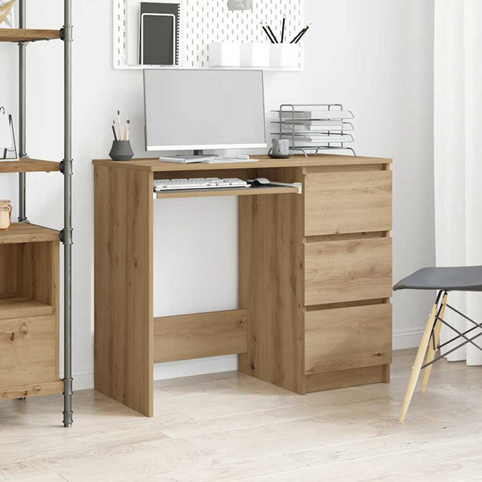 Birou Artisan Stejar 90x45x76 cm lemn prelucrat - WALTI WALTI