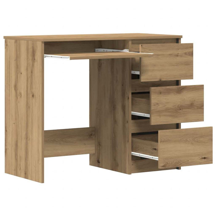 Birou Artisan Stejar 90x45x76 cm lemn prelucrat - WALTI WALTI