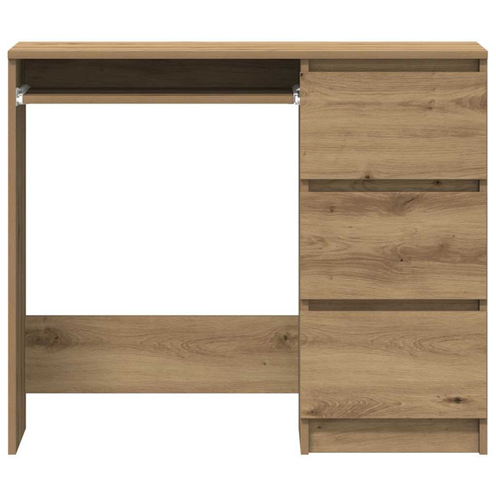 Birou Artisan Stejar 90x45x76 cm lemn prelucrat - WALTI WALTI
