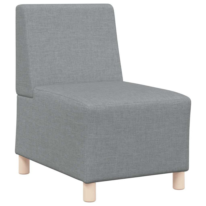 Canapea Scaun fără brațe, gri deschis, 55 cm, material textil - WALTI WALTI