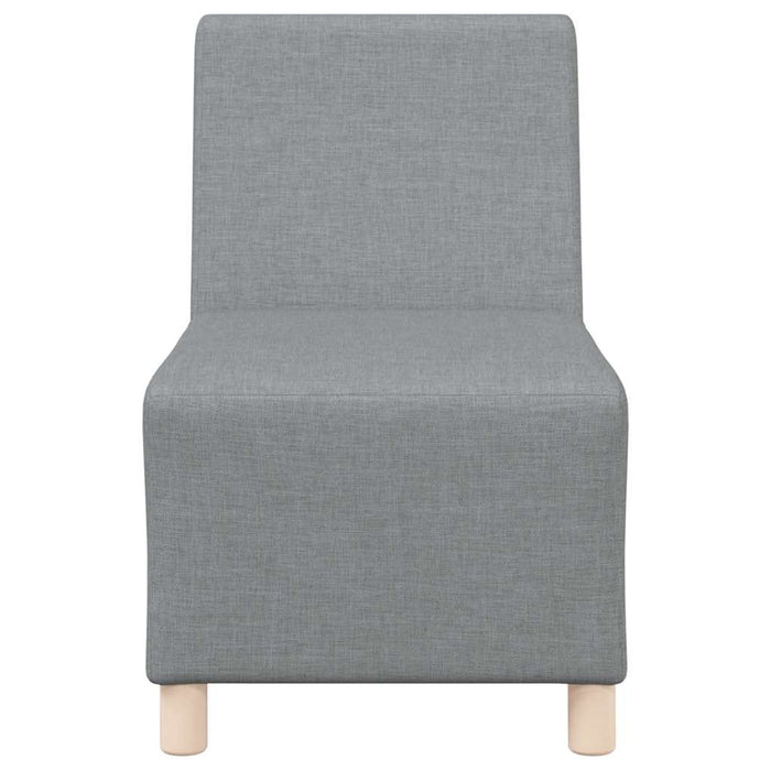 Canapea Scaun fără brațe, gri deschis, 55 cm, material textil - WALTI WALTI