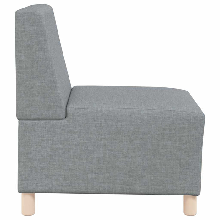 Canapea Scaun fără brațe, gri deschis, 55 cm, material textil - WALTI WALTI
