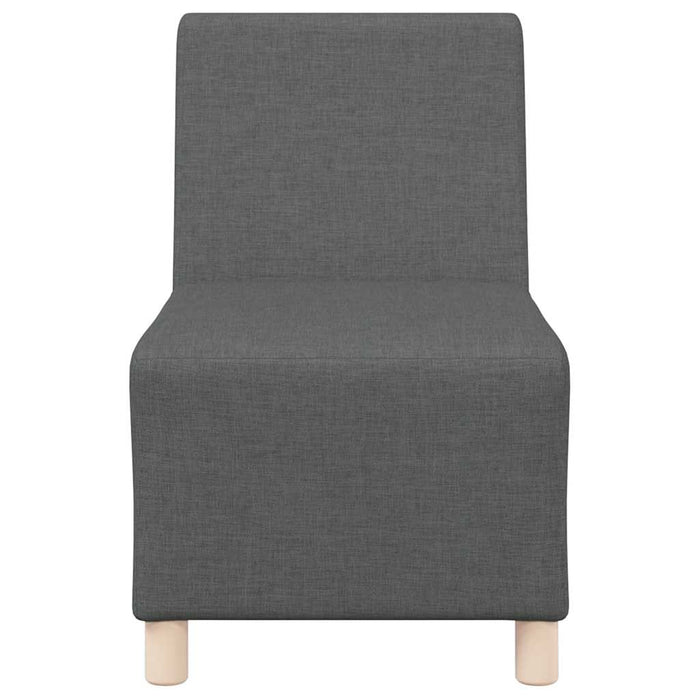 Canapea Scaun fără brațe, gri închis, 55 cm, material textil - WALTI WALTI