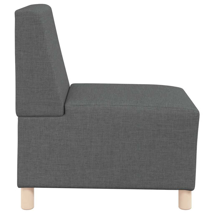 Canapea Scaun fără brațe, gri închis, 55 cm, material textil - WALTI WALTI