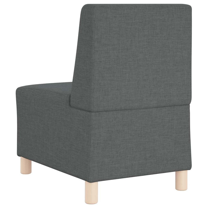 Canapea Scaun fără brațe, gri închis, 55 cm, material textil - WALTI WALTI