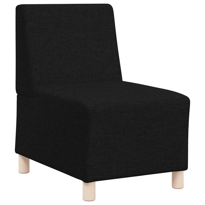 Canapea Scaun fără brațe, negru, 55 cm, material textil - WALTI WALTI