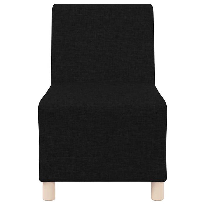 Canapea Scaun fără brațe, negru, 55 cm, material textil - WALTI WALTI