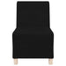 Canapea Scaun fără brațe, negru, 55 cm, material textil - WALTI WALTI