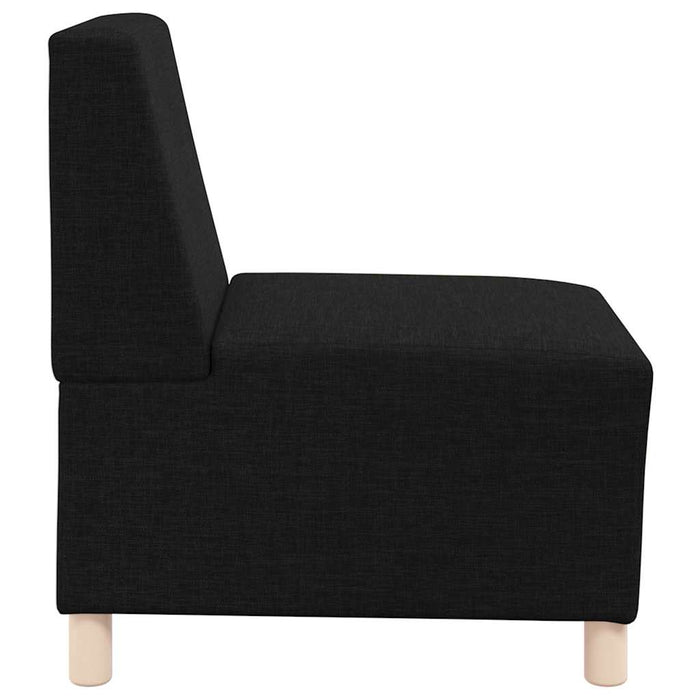 Canapea Scaun fără brațe, negru, 55 cm, material textil - WALTI WALTI