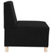 Canapea Scaun fără brațe, negru, 55 cm, material textil - WALTI WALTI