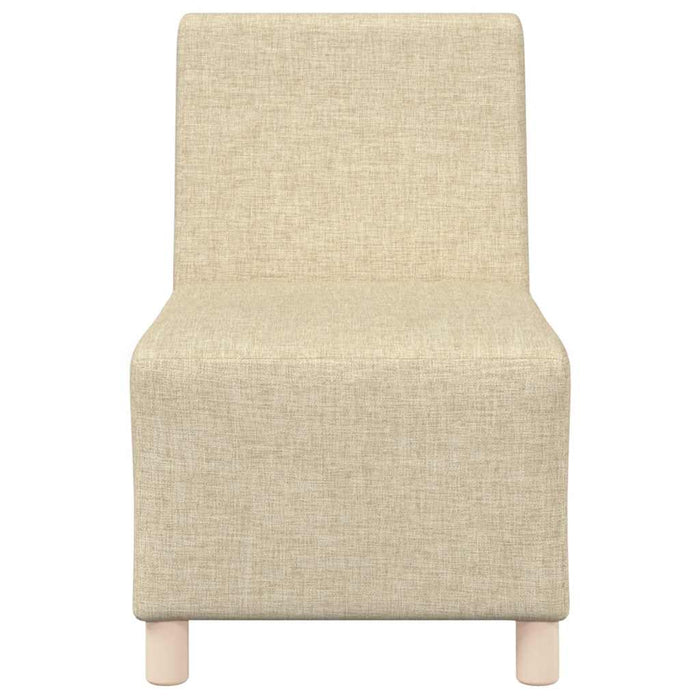 Canapea Scaun fără brațe, crem, 55 cm, material textil - WALTI WALTI