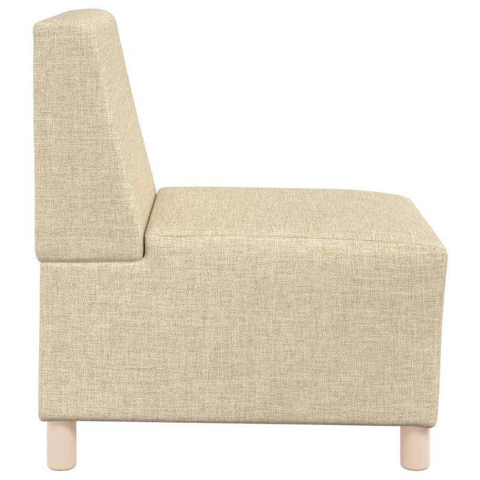 Canapea Scaun fără brațe, crem, 55 cm, material textil - WALTI WALTI