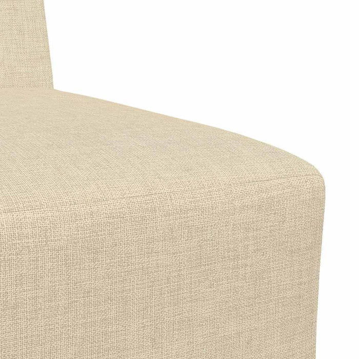 Canapea Scaun fără brațe, crem, 55 cm, material textil - WALTI WALTI