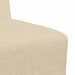 Canapea Scaun fără brațe, crem, 55 cm, material textil - WALTI WALTI