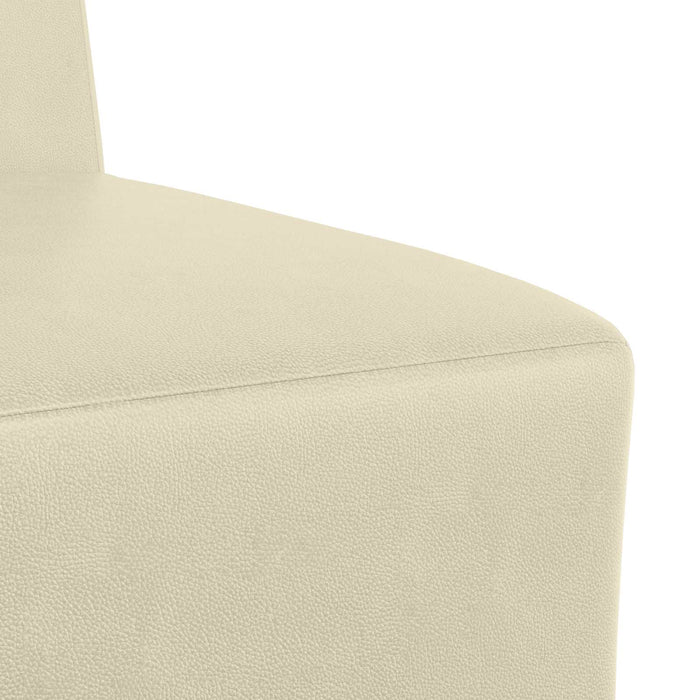 Unitate Sofa Modulară Fără Brațe Crem 55 x 74 x 82 cm WALTI