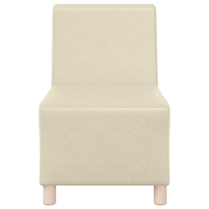 Unitate Sofa Modulară Fără Brațe Crem 55 x 74 x 82 cm WALTI