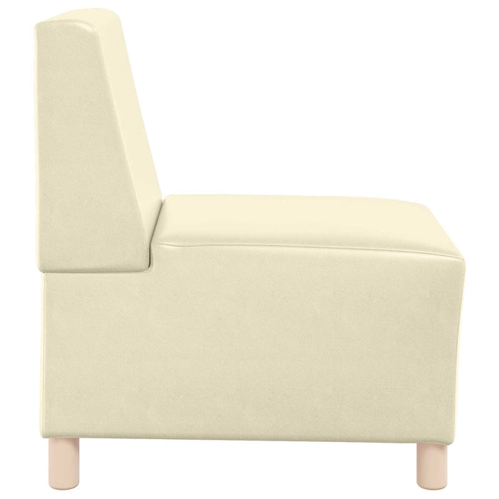 Unitate Sofa Modulară Fără Brațe Crem 55 x 74 x 82 cm WALTI
