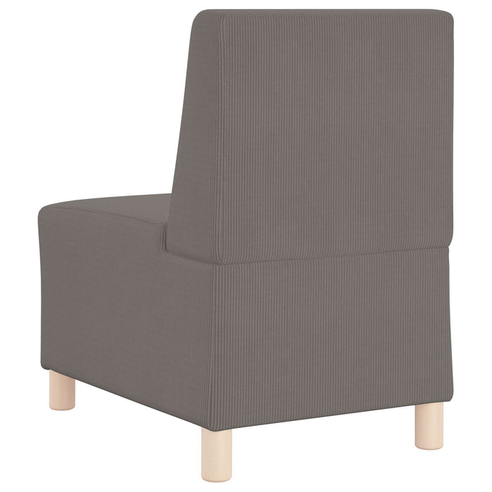 Unitate Sofa Modulară Fără Brațe Gri deschis 55 x 74 x 82 cm WALTI