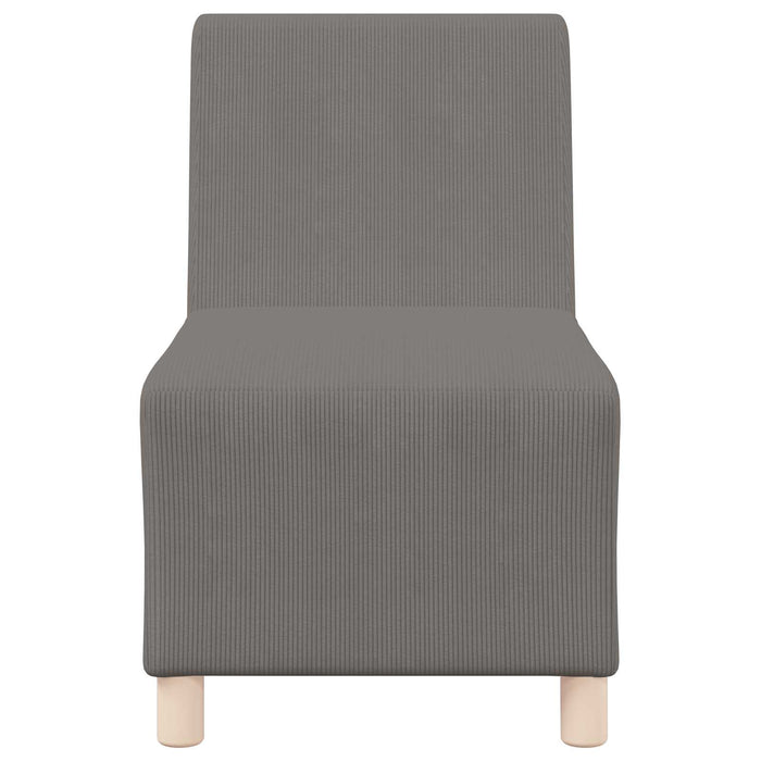 Unitate Sofa Modulară Fără Brațe Gri deschis 55 x 74 x 82 cm WALTI