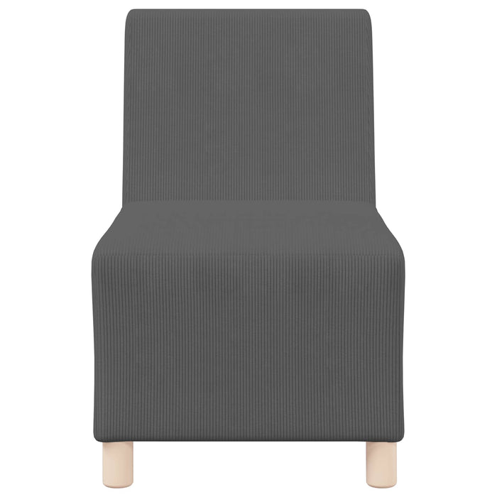 Unitate Sofa Modulară Fără Brațe Gri închis 55 x 74 x 82 cm WALTI