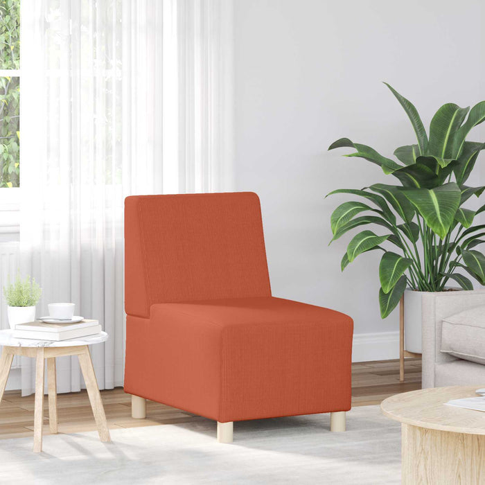 Unitate Sofa Modulară Fără Brațe Portocaliu 55 x 74 x 82 cm WALTI