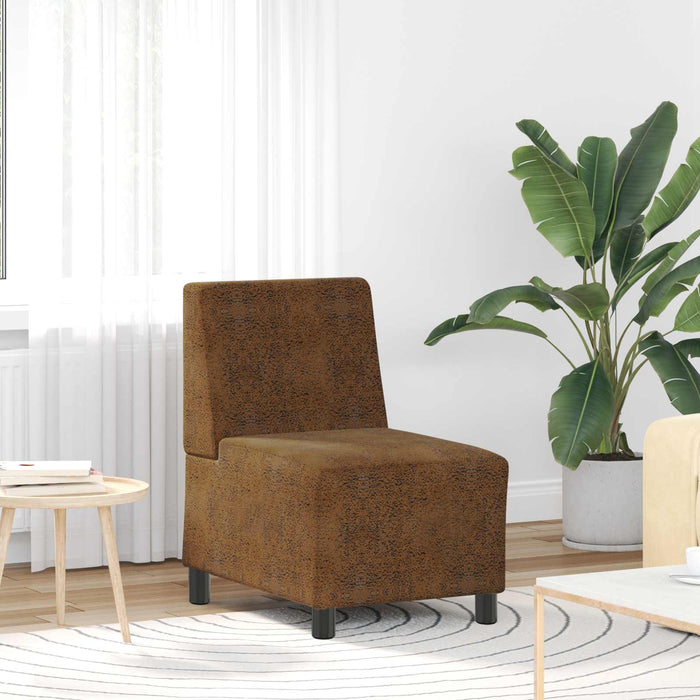 Unitate Sofa Modulară Fără Brațe Maro 55 x 74 x 82 cm WALTI