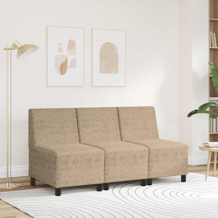 Unitate Sofa Modulară Fără Brațe Gri deschis 55 x 74 x 82 cm WALTI