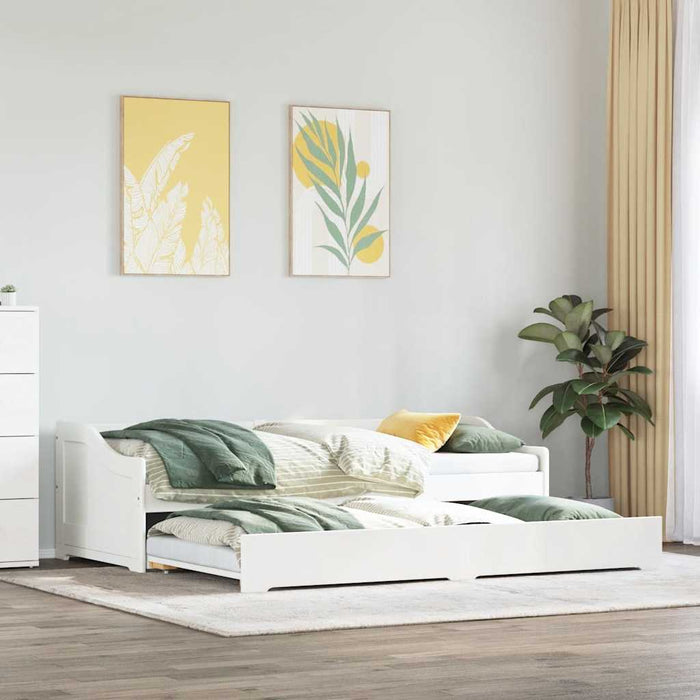 Pat de zi cu șutul fără saltea „IRUN” Alb 90x200 cm - WALTI WALTI