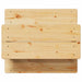 Masa pentru copii cu banci "IRUN" alb 90x79,5x50cm lemn masiv - WALTI WALTI