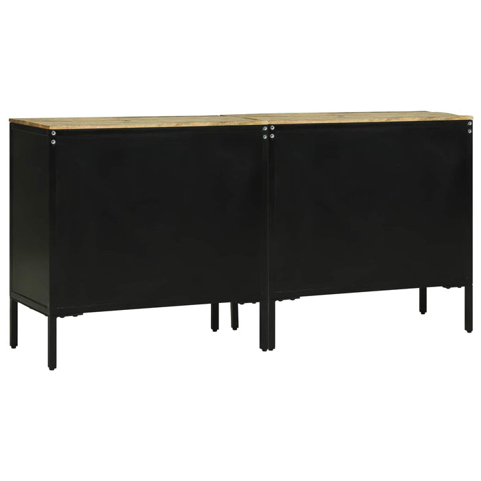 Bufeturi 70 x 35 x 70 cm Maro Lemn masiv de mango nefinisat WALTI